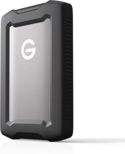 SanDisk Professional 5TB G-Drive ArmorATD – Rugged, Durable Portable External Hard Drive HDD, USB-C, USB 3.2 Gen 1 – SDPH81G-005T-GBA1D