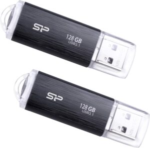 Silicon Power 2 Pack 128GB USB 3.0/3.1 Gen1 USB Flash Drive Blaze B02