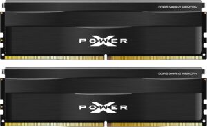 Silicon Power DDR5 64GB (2x32GB) Zenith 6000MT/s (PC5-48000) 288-pin CL30 1.35V UDIMM Desktop Memory Module RAM SP064GXLWU60AFDE Black