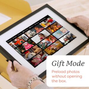 Skylight Frame – WiFi Digital Picture Frame Customer Support, Touch Screen Digital Photo Frame with Easy Setup, Photo Gifts for Parents and Grandparents - 10 Inch Black
