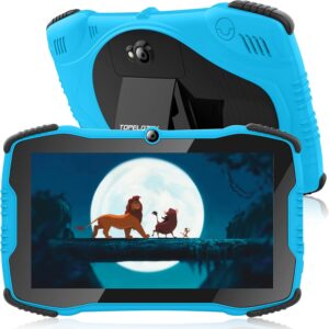 Tablet for Kids 7 Kids Tablet for Toddlers Tablet with Case Included, Kids Learning Tablet with Wi-Fi Dual Camera 2GB 32GB, Tablet Kids Parental Controls,Shock Proof Children Tablet for Boy Girls