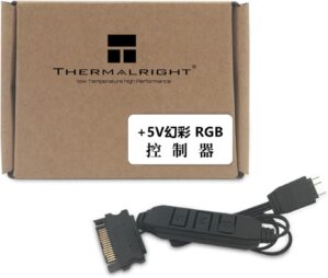 Thermalright 5V 3PIN A-RGB Fan Controller, 5V Lighting Controller, Computer case Fan Controller, Supports 3PIN Lighting Interface, SATA Power Supply