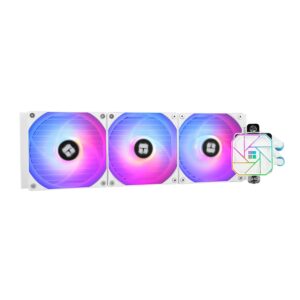 Thermalright Aqua Elite 360 White V3 Liquid CPU Cooler, 360 Cooling Row Size, 3 x 120mm PWM Fans, S-FDB Bearings,for AMD/AM4/AM5, Intel LGA1150/1151/1155/1156/1200/2011/1700,Desktop CPU Cooler AIO