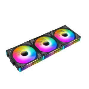UNI Fan 120 Fan Infinity Mirror Module Daisy-Chain 5V ARGB PWM Case Fan 120mm Triple Pack Suitable for Computer Case & CPU Cooling