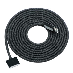 USB-C to Magnetic 3 Fast Charging Cable (2 m/6.6 ft), USB C Cable Compatible with MacBook Air (15''/13'' M3 2024, 15" M2 2023, 13" M2 2022), MacBook Pro (16"/14" 2023/2021), Black