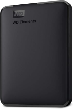 WD 4TB Elements Portable External Hard Drive for Windows, USB 3.2 Gen 1/USB 3.0 for PC & Mac, Plug and Play Ready - WDBU6Y0040BBK-WESN