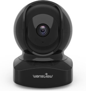 Wansview Security Camera, IP Camera 2K, WiFi Home Indoor Camera for Baby/Pet/Nanny, 2 Way Audio Night Vision, Works with Alexa, with TF Card Slot and Cloud