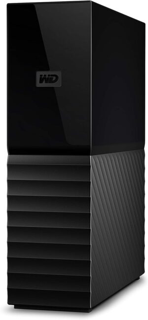 Western Digital 6TB My Book Desktop External Hard Drive, USB 3.0, External HDD with Password Protection and Auto Backup Software - WDBBGB0060HBK-NESN