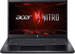 acer Nitro V Gaming Laptop | Intel Core i9-13900H Processor | NVIDIA GeForce RTX 4060 Laptop GPU | 15.6" FHD IPS 144Hz Display | 16GB DDR5 | 512GB Gen 4 SSD | WiFi 6 | Backlit KB | ANV15-51-99DR