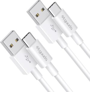 etguuds Car Carplay Cable 2ft for iPhone 16 15 Pro Max/Pro/Plus, 2 Pack USB to USB C Cable for Apple Car Play iPhone 15 16 Cable, for iPad USB C Cord - USB A to USB C Car Charger Cable