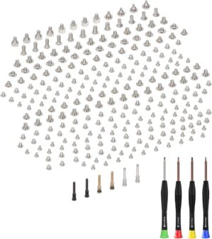 for iPhone 11 PRO MAX Complete Full Screws Set Replacement 11PROMAX with 5-Point Pentalobe Screws Repair with 4 Screwdrivers for A2161 A2220 A2218