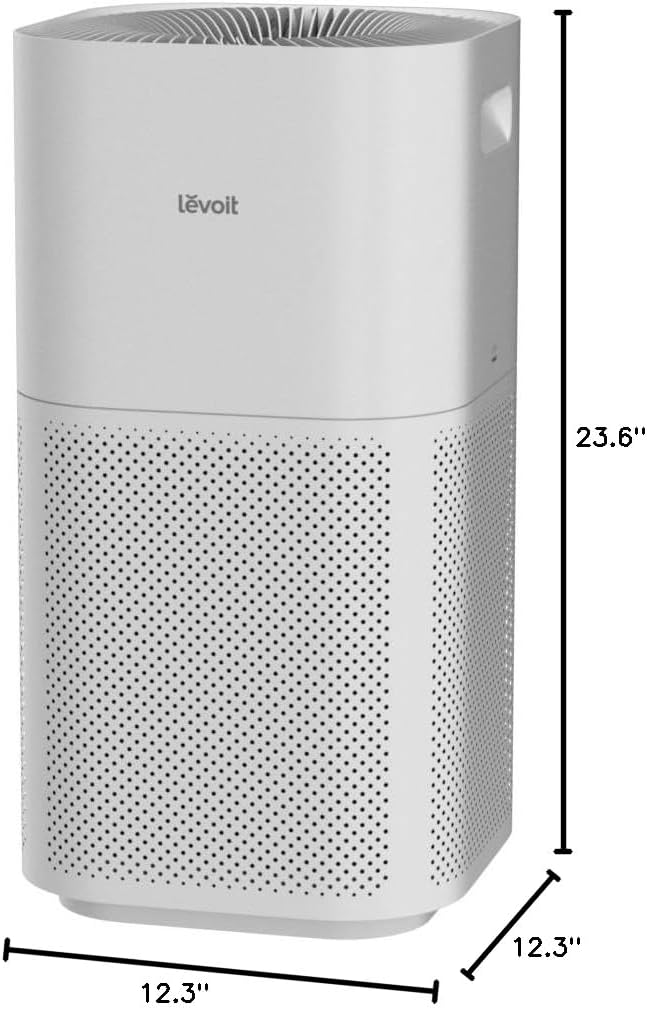 LEVOIT Air Purifiers for Home Large Room Up to 3175 Sq. Ft with Smart WiFi, PM2.5 Monitor, HEPA Sleep Mode, 3-in-1 Filter for Smoke, Pet Allergies, Dust and Odor, Alexa Control, Core 600S-P, White - Image 15