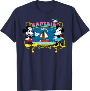Disney Cruise Family Group Vacation Matching Captain T-Shirt