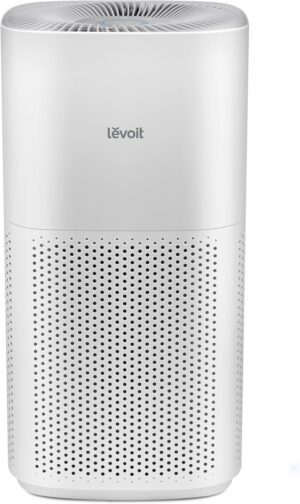 LEVOIT Air Purifiers for Home Large Room Up to 3175 Sq. Ft with Smart WiFi, PM2.5 Monitor, HEPA Sleep Mode, 3-in-1 Filter for Smoke, Pet Allergies, Dust and Odor, Alexa Control, Core 600S-P, White