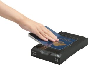 RICOH fi-70F Small Footprint Flatbed A6 Document Scanner for IDs, Passports, Small Cards