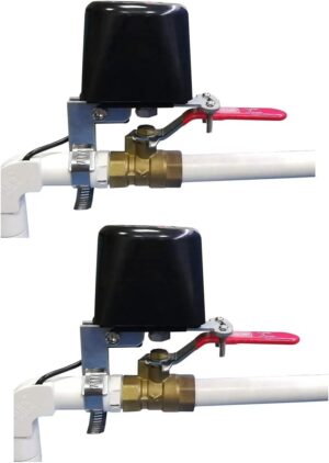 UseeLink Smart WiFi Water Valve, 2-pack, Compatible with Alexa and Google Assistant,Application program iOS/Android