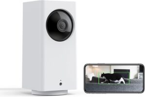 WYZE Cam Pan v2 1080p Pan/Tilt/Zoom Indoor Baby Monitoring Camera with Color Night Vision, Motion and Sound Detection, Home Security Camera Compatible with Alexa & Google Assistant