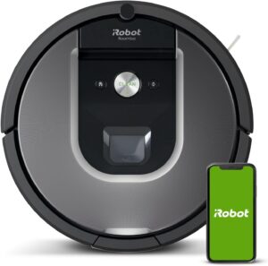 iRobot Roomba 960 Robot Vacuum- Wi-Fi Connected Mapping, Works with Alexa, Ideal for Pet Hair, Carpets, Hard Floors (Renewed)