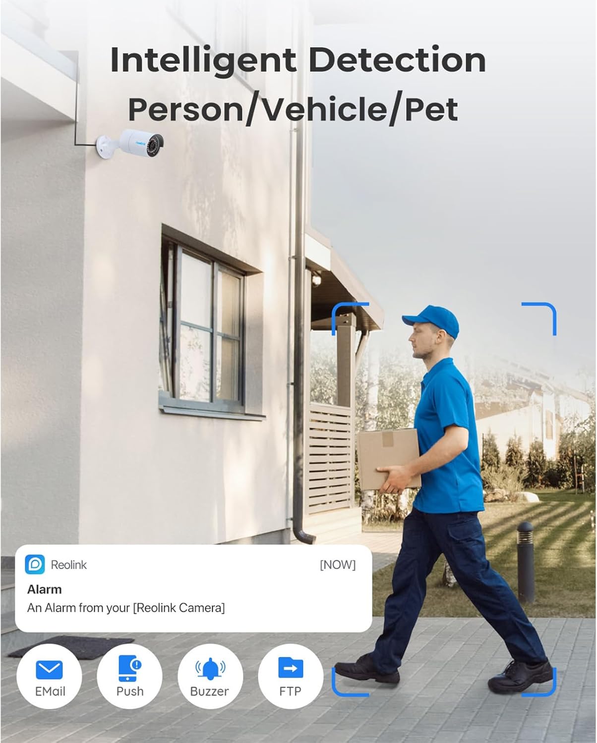 REOLINK 16CH Network Video Recorder for Home Security Camera System,Only Work with 16MP/12MP/4K/8MP/5MP/4MP The Same Brand PoE IP Cam,24/7 Recording to Pre-Installed 4TB Hard Drive,RLN16-410 - Image 5