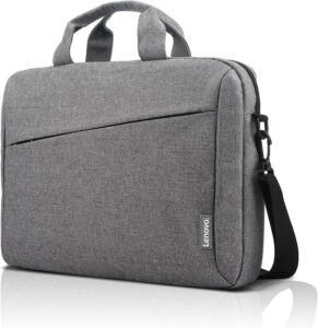 Lenovo Laptop Carrying Case T210, 15.6-Inch Laptop and Tablet, Sleek Design, Durable and Water-Repellent Fabric, Business Casual or School, GX40Q17231 Casual Toploader – Grey