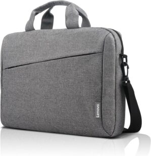 Lenovo Laptop Carrying Case T210, 15.6-Inch Laptop and Tablet, Sleek Design, Durable and Water-Repellent Fabric, Business Casual or School, GX40Q17231 Casual Toploader - Grey