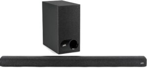 Polk Audio Signa S3 Sound Bar for TV & Wireless Subwoofer with Built-in Chromecast & Google Assistant, Low-Profile Design, Works with 8K, 4K & HD TVs, Bluetooth and Wireless Streaming