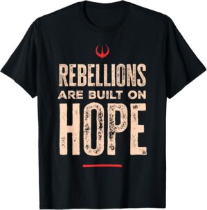 Star Wars Andor Rebellions Are Built On Hope Grunge Style T-Shirt