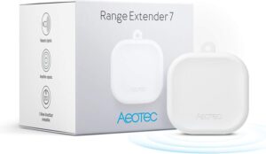Z-Wave Hub Range Extender - Aeotec Range Extender 7 - Improves Performance and Range of Your Z-Wave Hub - SmartThings, Hubitat, Alarm.com, Ring, and More - Gen7 (One Pack)