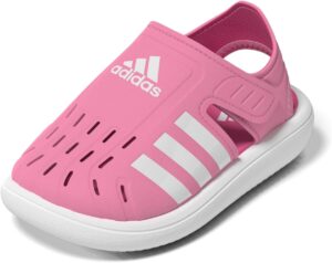 adidas Baby Girls' Summer Closed-Toe Water Slide Sandal