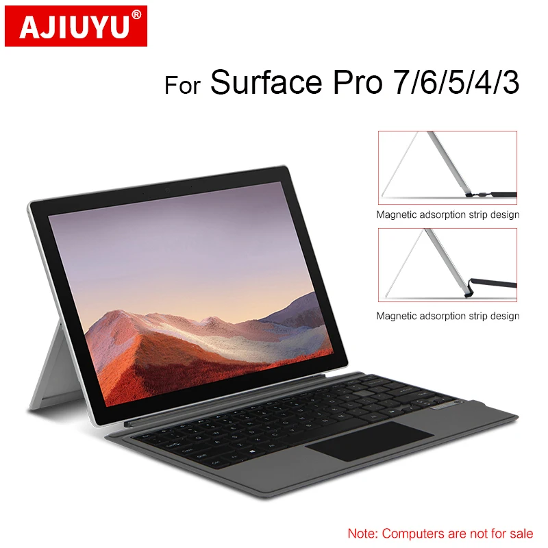 Bluetooth Keyboard For Microsoft Surface Pro 7 6 5 4 3 Wireless Backlight Keyboard With TouchPad For Surface Pro7 12.3" Tablet
