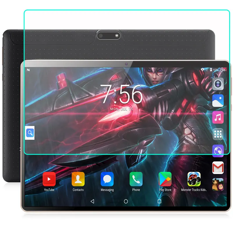Explosion-proof Tempered Glass Film For BDF Android 6.0 7.0 Octa Core 3G Call 10.1 inch Tablet Pc