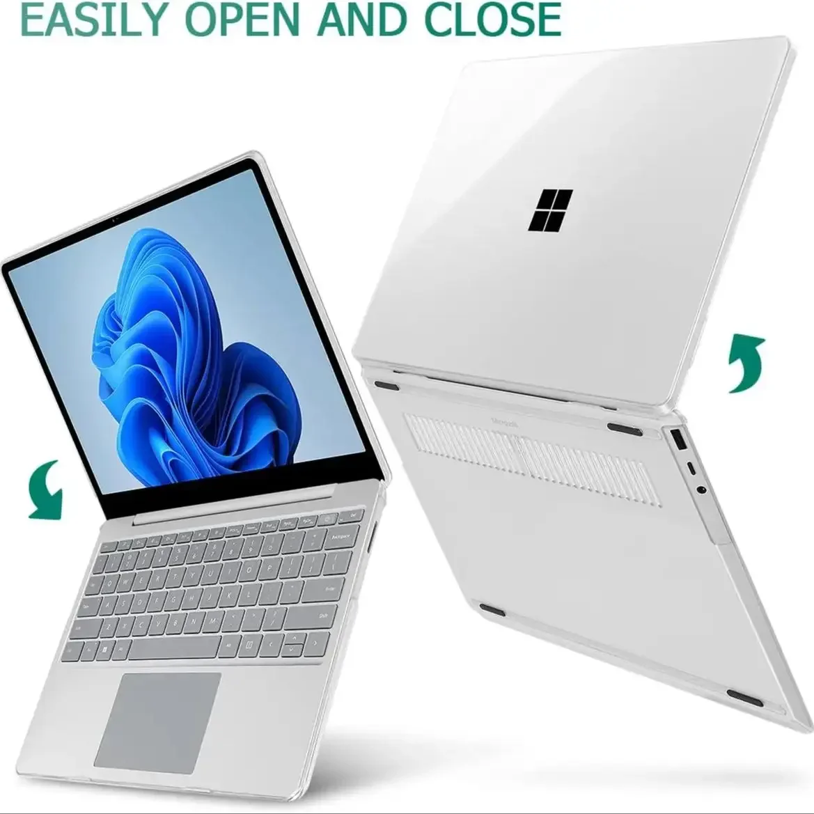Laptop Case for Microsoft Surface Laptop Go 1/2/3 12.4"2020-2024 Model 2013 1943 Replace Cover Surface Laptop 3/4/5 13.5"15"Case