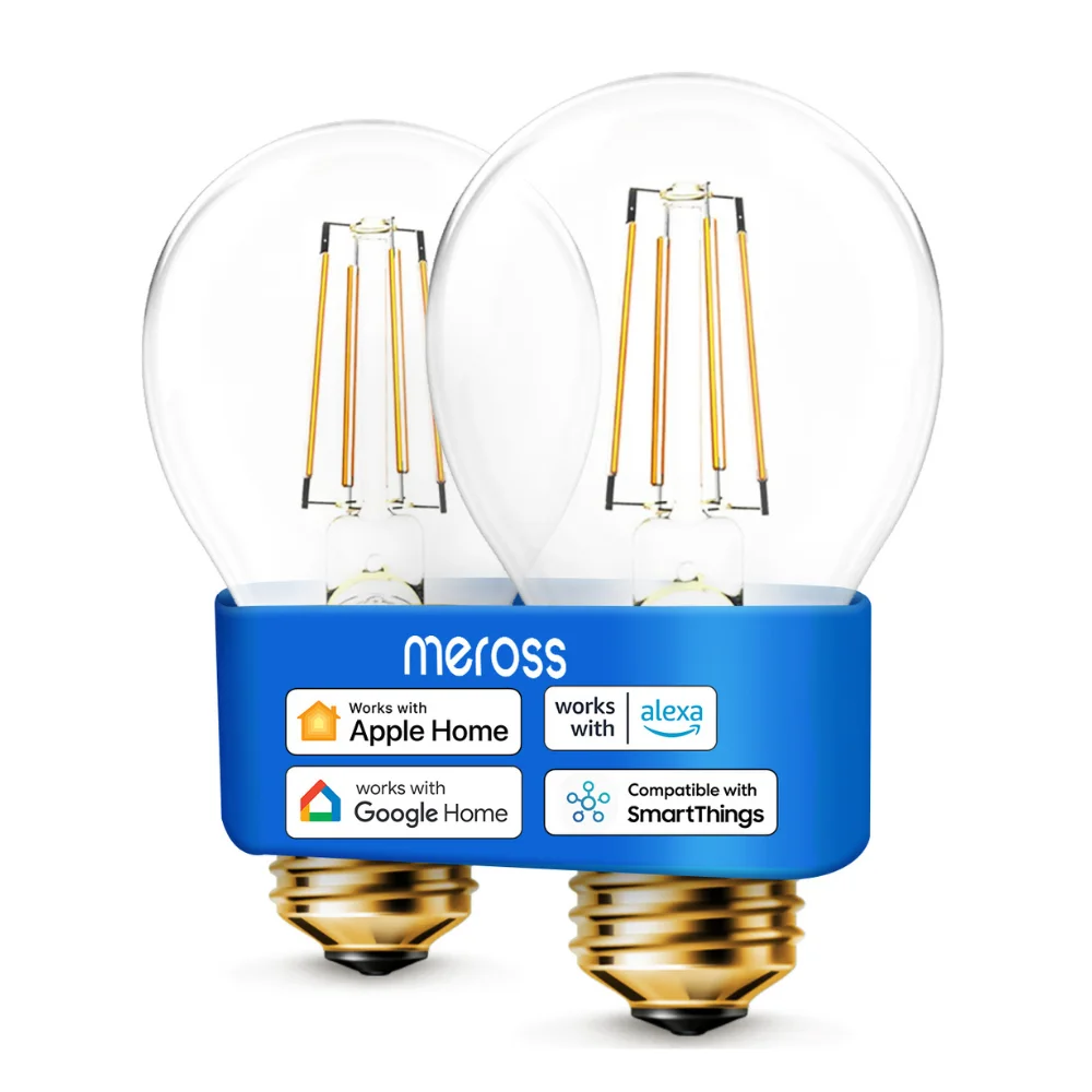 Meross Wi-Fi Smart LED Bulb with Dimmable Light LED lamp E27 Vintage Energy Saving Bulb Support Alexa Google Homekit