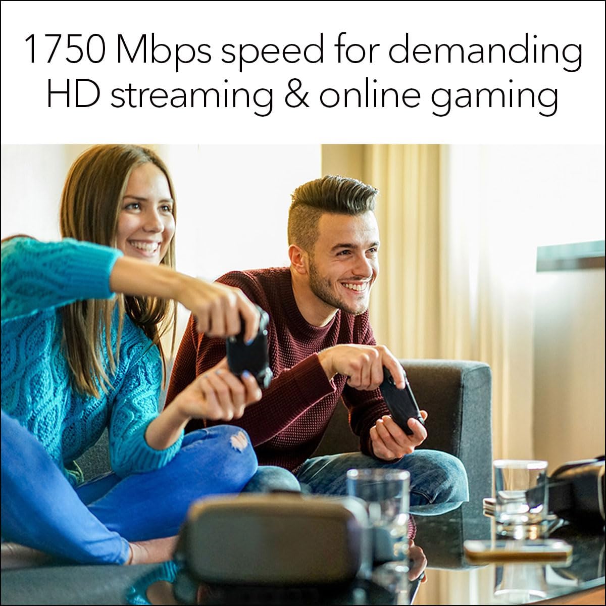 NETGEAR WiFi Mesh Range Extender EX6250 - Coverage up to 2000 sq.ft. and 32 devices with AC1750 Dual Band Wireless Signal Booster & Repeater (up to 1750Mbps speed), plus Mesh Smart Roaming - Image 3