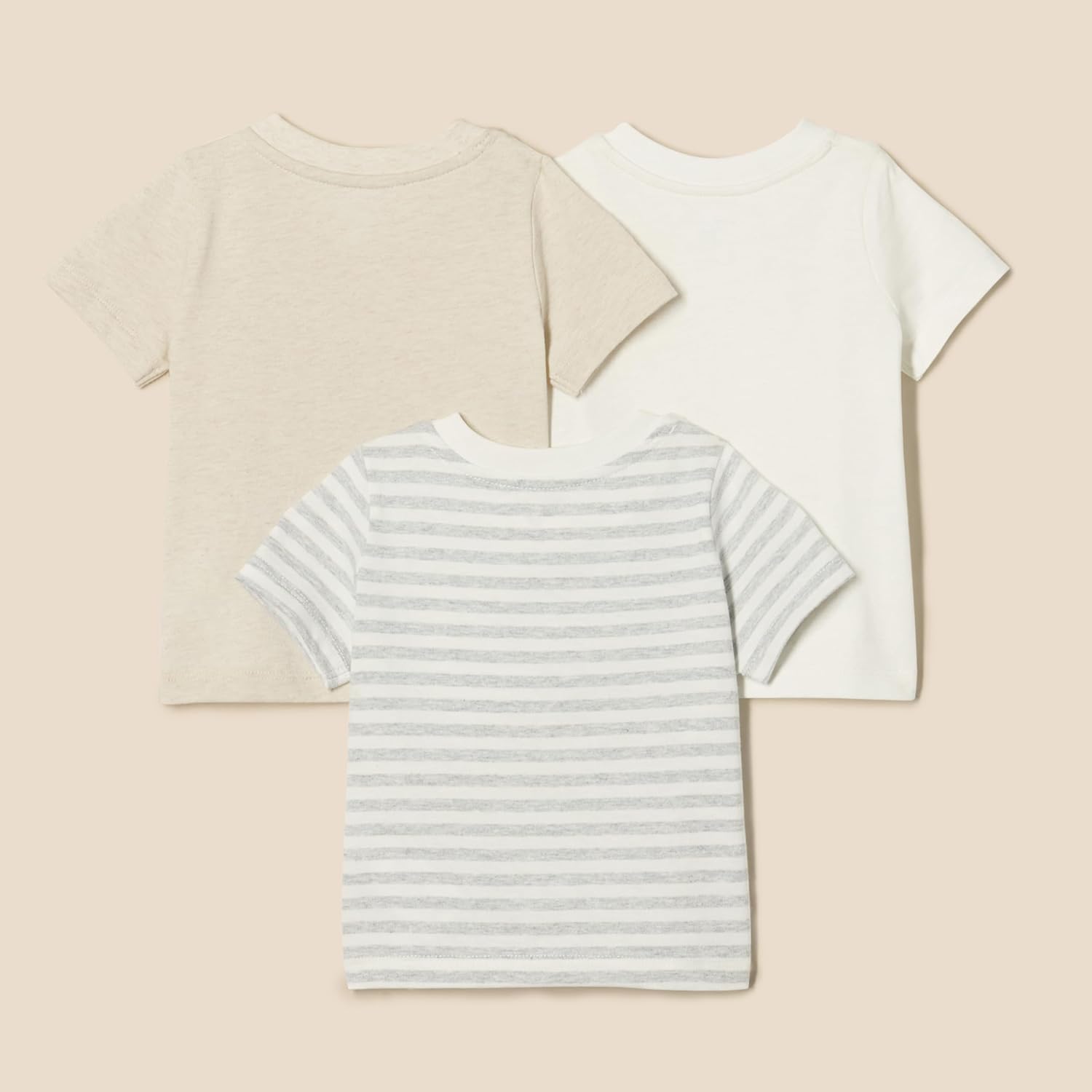 Amazon Essentials Unisex Toddlers and Babies' Short Sleeve T-Shirts, Pack of 3 - Image 2