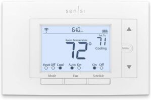 Emerson Sensi Wi-Fi Smart Thermostat for Smart Home, Pro Version, Works with Alexa, Energy Star Certified