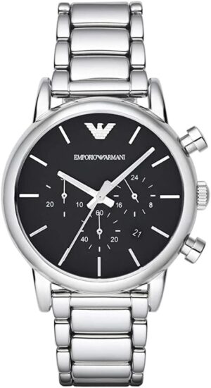 Emporio Armani Automatic Self-Winding Dress Watch with Stainless Steel Or Leather Band