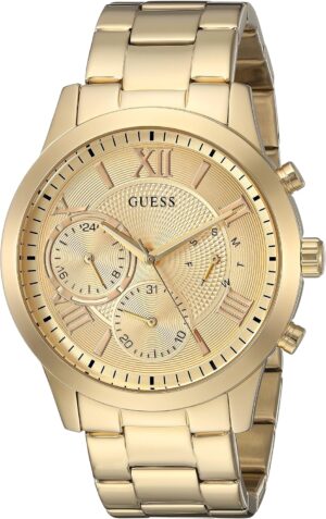 GUESS Classic Gold-Tone Stainless Steel Bracelet Watch