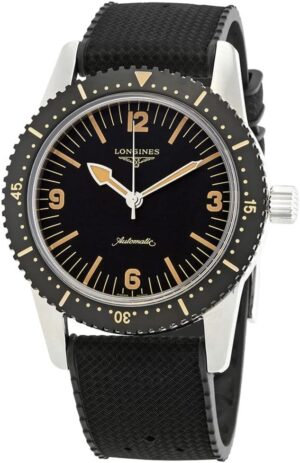 Longines Heritage Automatic Black Dial Men's Watch L2.822.4.56.9