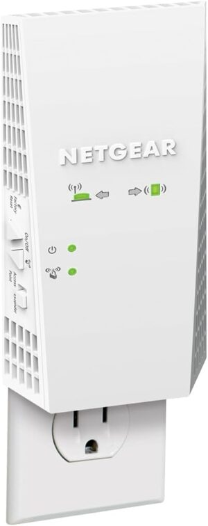 NETGEAR WiFi Mesh Range Extender EX6250 - Coverage up to 2000 sq.ft. and 32 devices with AC1750 Dual Band Wireless Signal Booster & Repeater (up to 1750Mbps speed), plus Mesh Smart Roaming