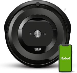 iRobot Roomba E5 (5150) Robot Vacuum - Wi-Fi Connected, Compatible with Alexa, Ideal for Pet Hair, Carpets, Hard, Self-Charging Robotic Vacuum, Black (Renewed)