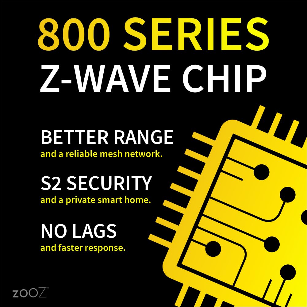 Zooz Z-Wave Long Range Double Switch (White) ZEN30 800LR for Fan and Light Combo (NO Speed Control), Hub Required (Works with Home Assistant, Hubitat, Wink, SmartThings, Z-Box Hub) - Image 4