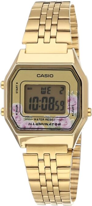 Casio Digital 4549526178559, Gold, 33.5×28.6×8.6mm, Bracelet