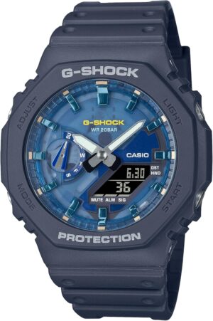 Casio G-Shock Oasis Collection Navy Blue Octagonal Watch GA2100AS-2A