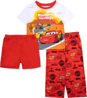 Disney Boys' Pixar Lightyear | Toys Story 4 3-Piece Loose-Fit Pajamas Set