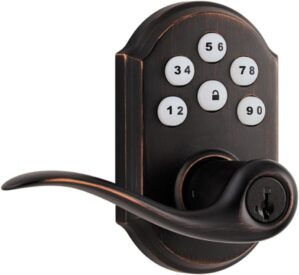 Kwikset 99120-038 Smartcode 912 Z-Wave Plus Leverset, 5.34 x 4.89 x 9.74 inches, Venetian Bronze
