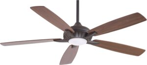 MINKA-AIRE F1001-ORB Dyno XL 60″ Ceiling Fan with LED Light & Remote, Oil Rubbed Bronze