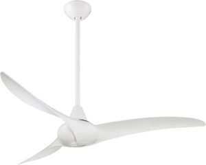 Minka-Aire F843-WH, Wave White 52" Ceiling Fan with Remote Control