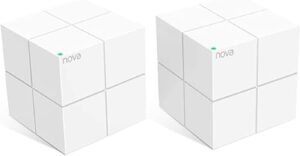 Tenda Nova Mesh WiFi System MW6 – Covers up to 2400 sq.ft – AC1200 Whole Home WiFi Mesh System – Gigabit Dual-Band Mesh Network for 90 Devices – Replaces Wireless Router and WiFi Extender – 2-Pack