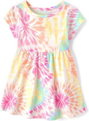 The Children's Place,and Toddler Girls Short Sleeve Fashion Dress
